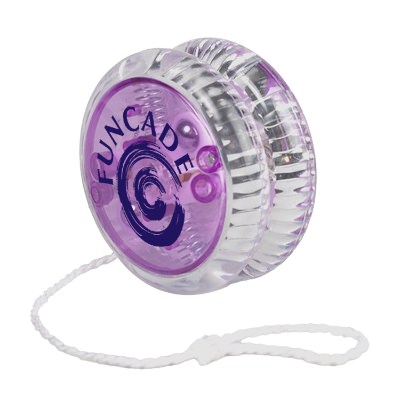 Plastic purple customized yo-yo.