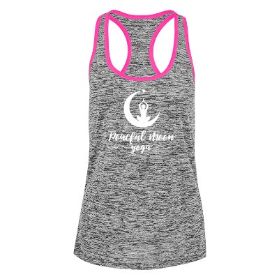 Black electric with neon pink tank with custom logo.