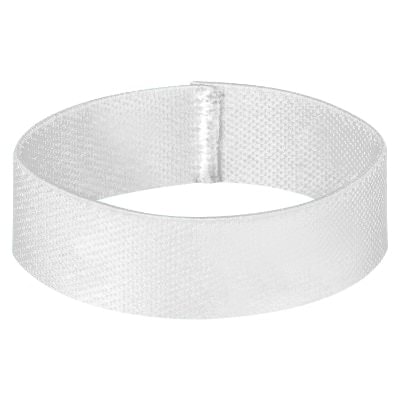 Blank white elastic wristband available with low prices.