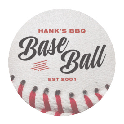 White pulpboard coaster with a customized imprint.
