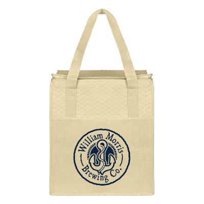 polypropylene tote bag with a branded logo.