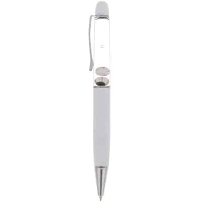 Metal floating eyeballs pen blank.