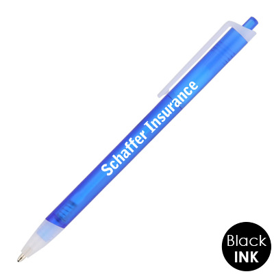 Plastic translucent ash pen.