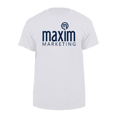 Customized cotton white short sleeve shirt.