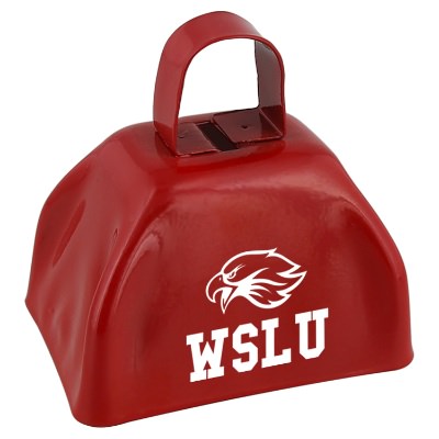 Ringing cowbell with custom imprint.