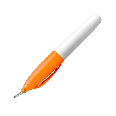 Blank mini dry erase marker.