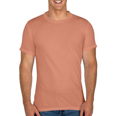 Blank terracota short sleeve t-shirt.