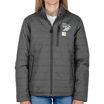Gray ladies full color custom jacket.