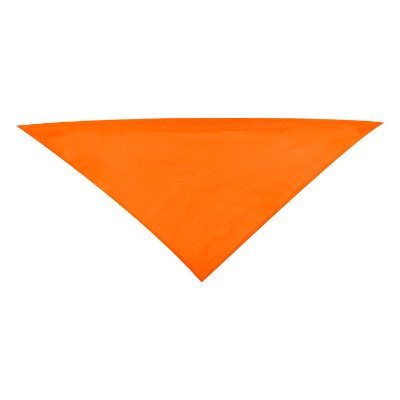 Yellow large triangle bandana blank.