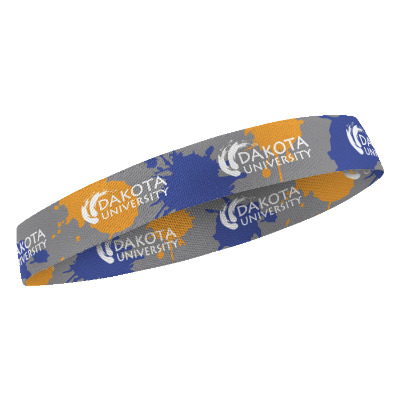Full color headband with custom logo.