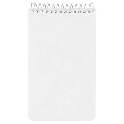 Small white jot down notepad.