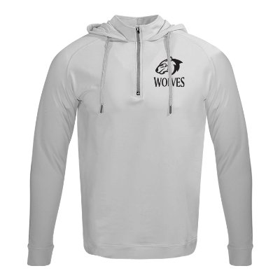 Custom White Imprinted Quarter-Zip Jacket