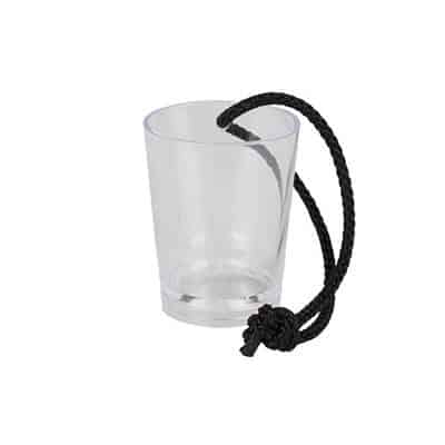 Arcylic clear shot glass blank in 1.25 ounces.
