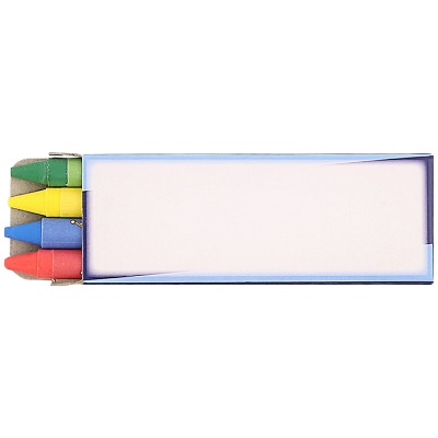 Cardboard 4 pack sheriff crayons blank.