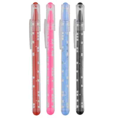 Plastic maze ball pen blank.