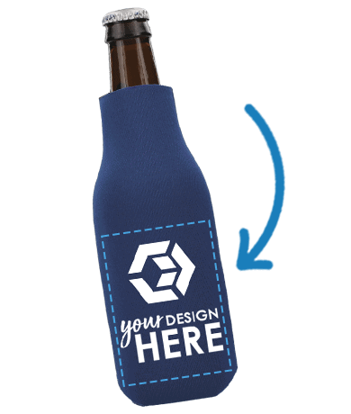 Imprint Info for Personalized Beer Bottle Coolers
