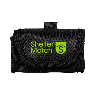 Black clean up pet kit with imprint.