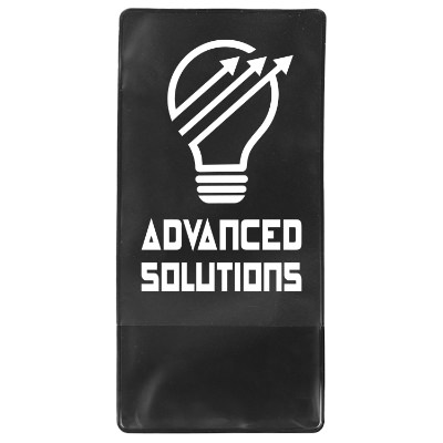 Map case with one color custom imprint.