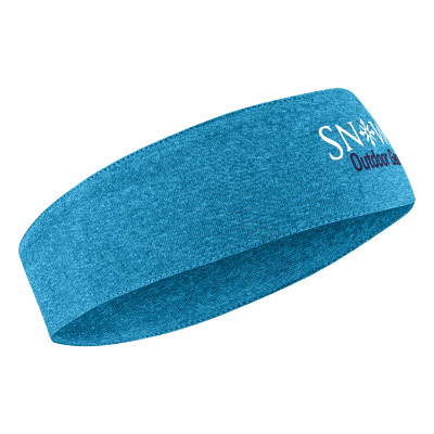 Custom blue headband with full color logo.