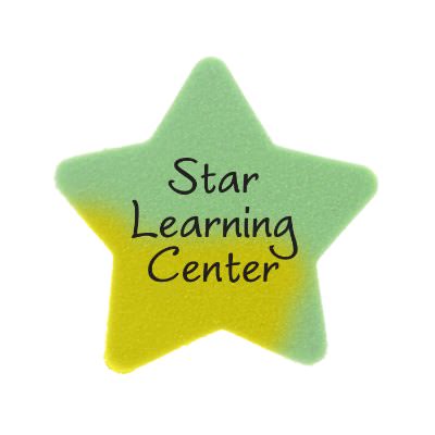 Star mood eraser with custom promotional logo.