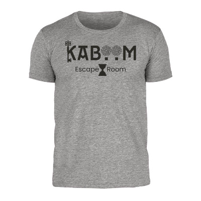 Premium heather tri-blend t-shirt with custom logo.