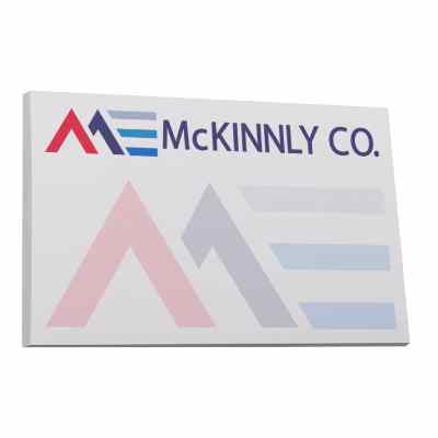 Souvenir sticky note 5x3 inch pad with full color imprint.