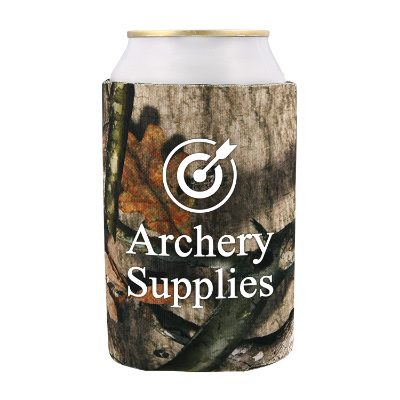 Foam Mossy Oak Treestand licensed collapsible can cooler branded.