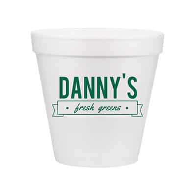 16 oz. foam sample bowl with custom imprint.