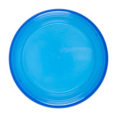 Polypropylene transparent blue 9 inch flyer blank.