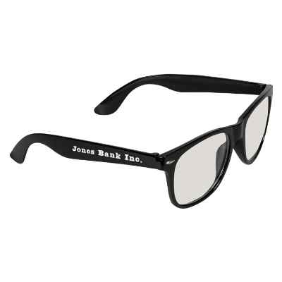 Plastic blue light blocking computer glasses.