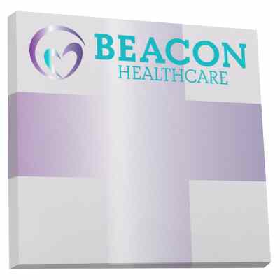 Souvenir sticky note 4x4 inch pad with full color imprint.
