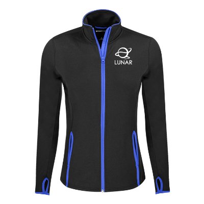 Ladies Black Custom Full-Zip Jacket