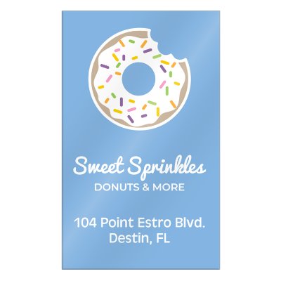 Personalized full color magnet imprint