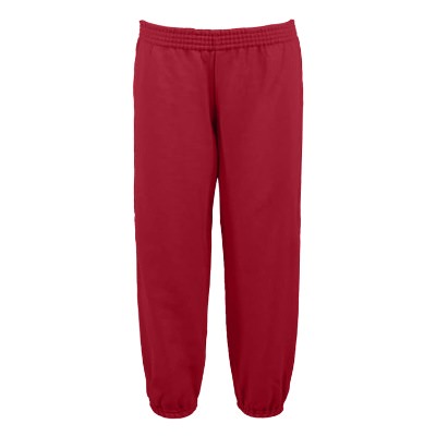 Blank red youth sweatpant.