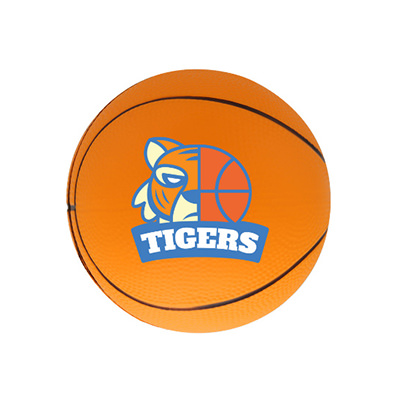 Orange foam customized basketball