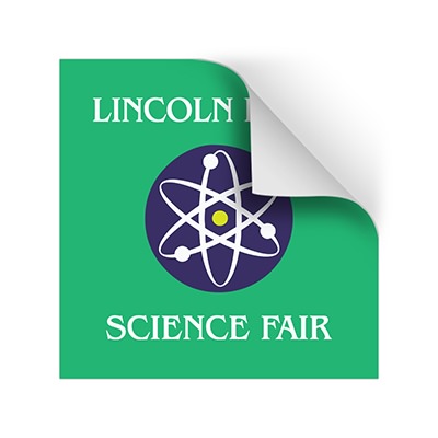 Full color square sticker imprint