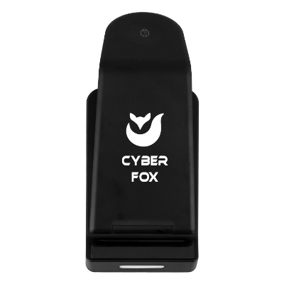 Black metal power station with a personalized imprint.