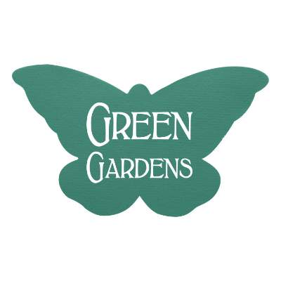 Green butterfly vinyl jar opener with custom printed logo.