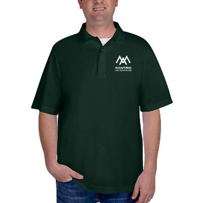 Forest custom performance polo