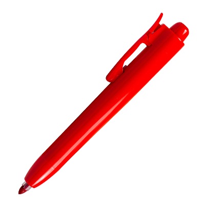 Blank retractable permanent marker.