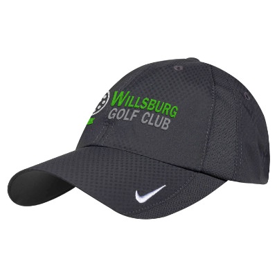 Black Embroidered Sport Cap