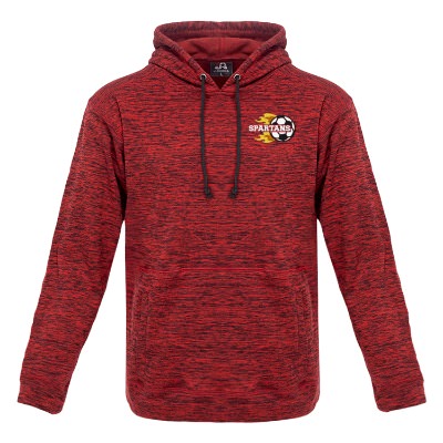 Customized Embroidered Red Fleck Sweatshirt