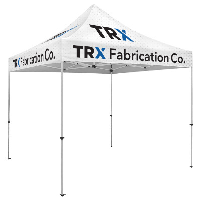 Full-color 10-ft. tent with custom imprint.