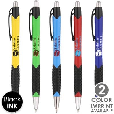 Plastic secluded pen with ink.