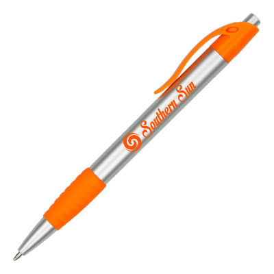 Plastic gripped davis twin pen.