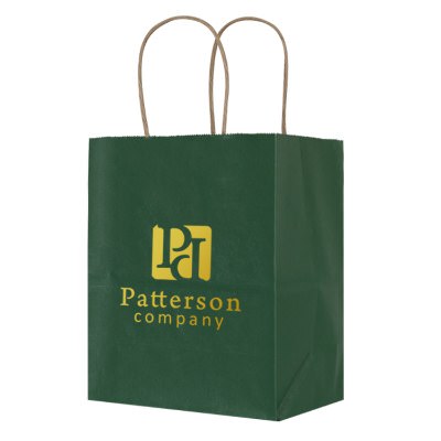 Paper hunter matte colored recyclable bag personalized.