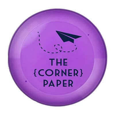 105-gram plastic translucent purple expert 9 inch disc blank.