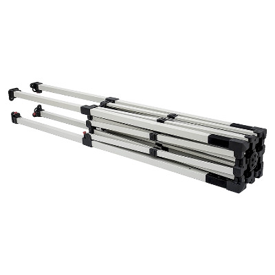 Silver 6-ft. tent frame with no imprint.