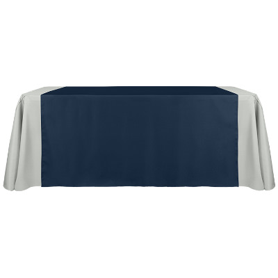 60 inches x 90 inches polyester table runner blank.