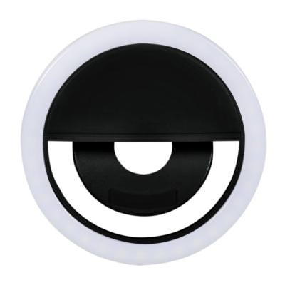 Blank plastic selfie light available in bulk.